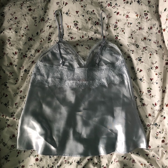 Satin lace lingerie top size s - Picture 2 of 3